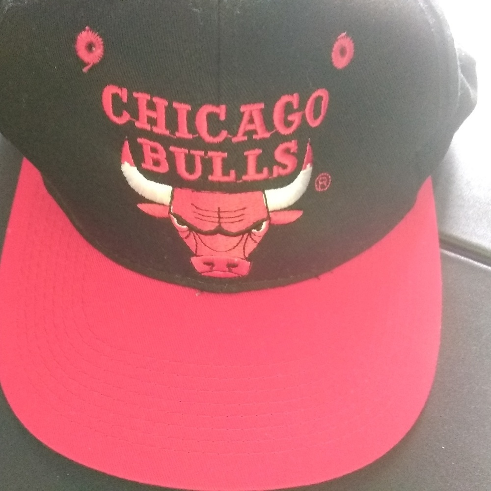 Vtg Chicago Bulls snapback hat jordan era dad hat